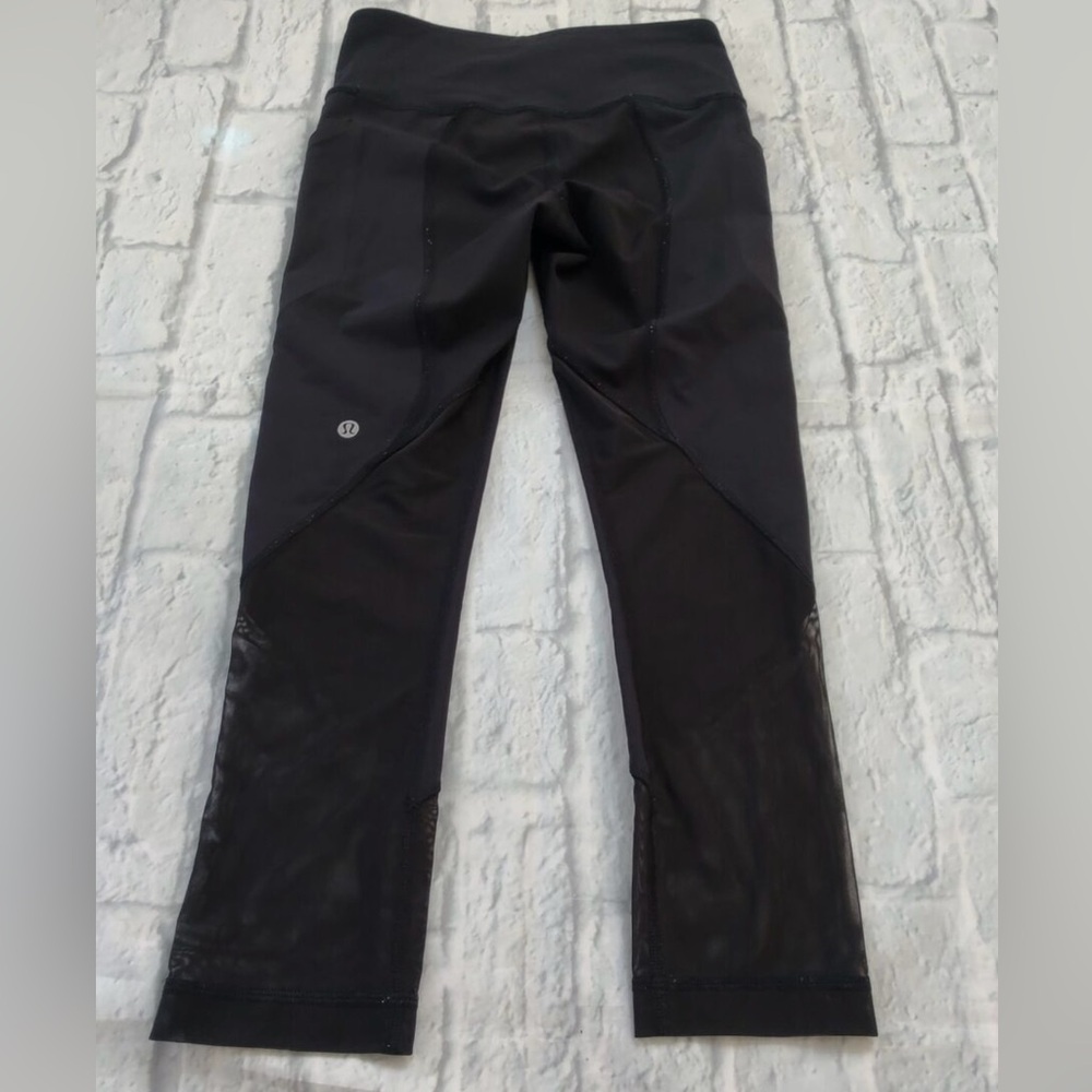 Lululemon Gait Keeper Leggings Black size 6  EUC - Picture 3 of 7